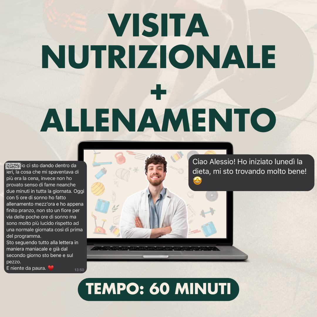 Visita Nutrizionale + Scheda di Allenamento